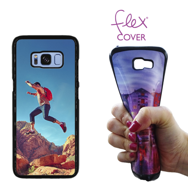 Cover Flex prsonalizzata per Galaxy S8 Nero