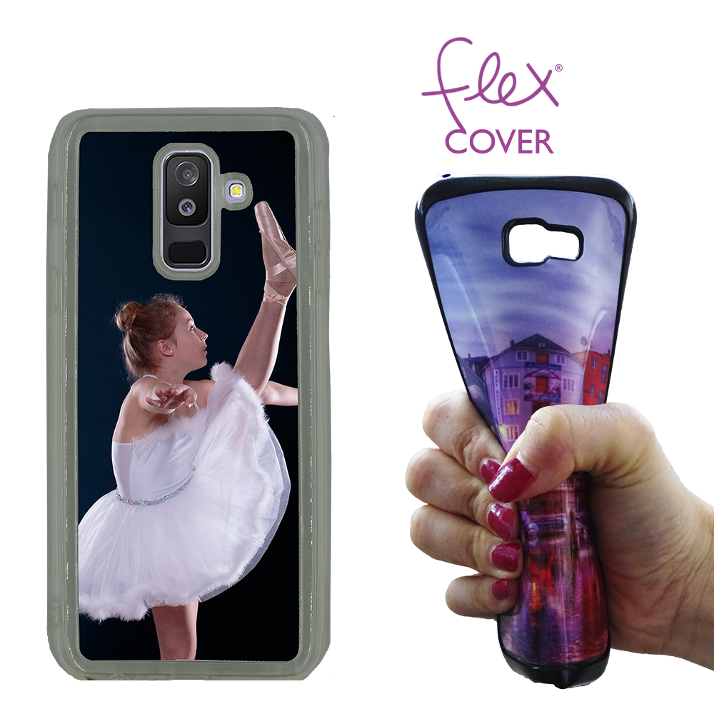 Flex Cover Glaaxy A6 Plus 2018 stampata da Photoviva