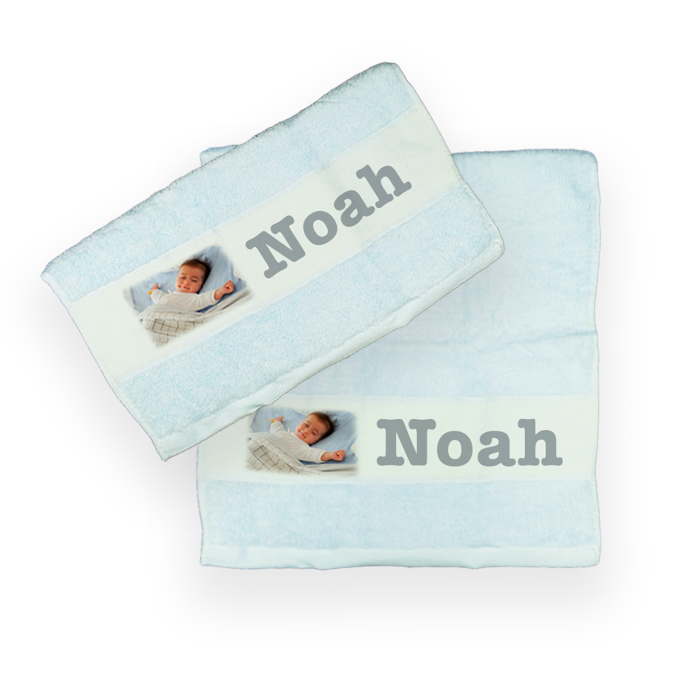Asciugamano personalizzato per un bimbo