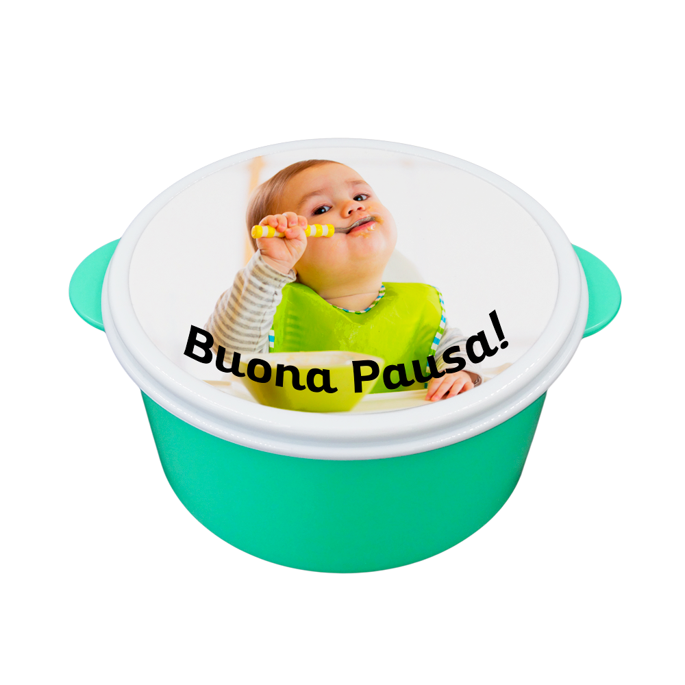 Lunch box rotondo personalizzato