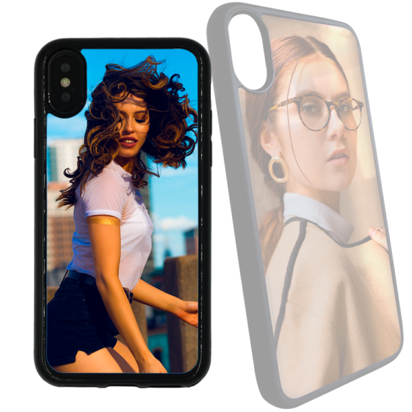 Cover vetro temperato personalizzata per iPhone X e Xs