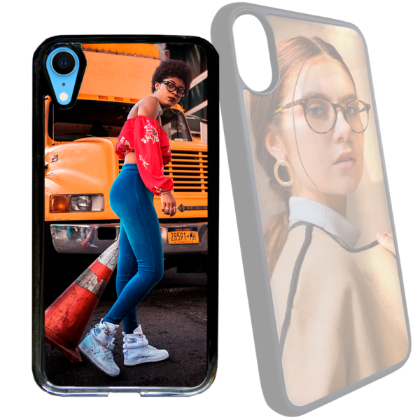 Cover vetro temperato personalizzata per iPhone XR