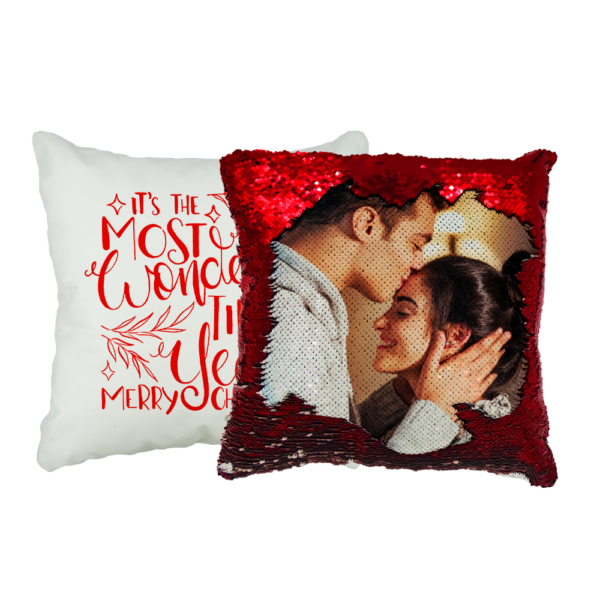 cuscino paillettes personalizzato