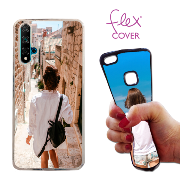 cover flex trasparente personalizzata per Huawei Nova5T