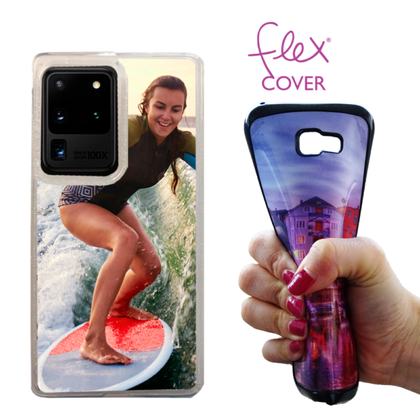 cover flex trasparente personalizzata Samsung galaxy S20 Ultra