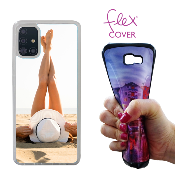 cover flex trasparente personalizzata samsung galaxy A51