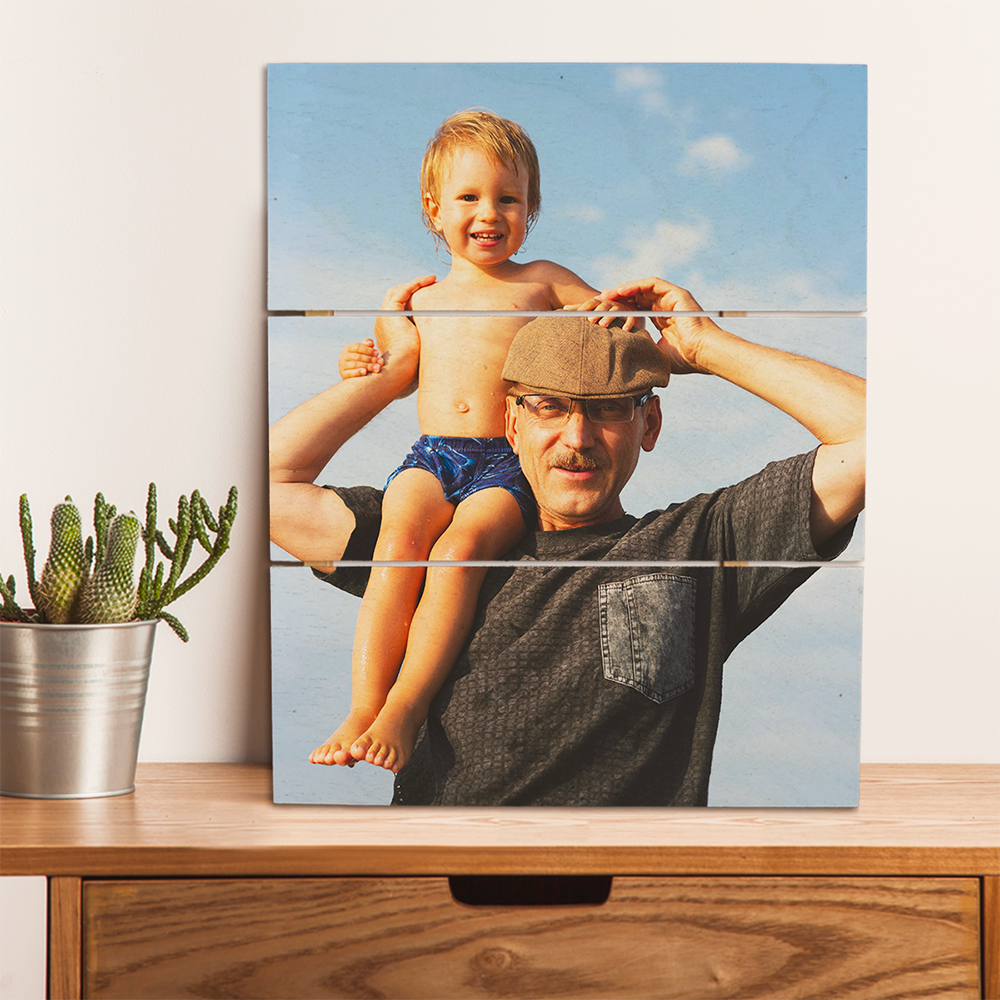 Pannello in legno 20X25 - Personalizza con le tue foto - Photoviva