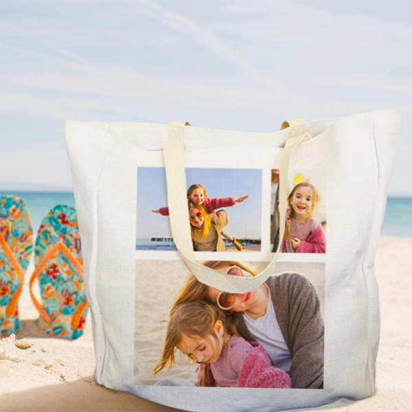 shopper juta personalizzata da mare