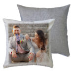 cuscino personalizzato tela mélange grigio