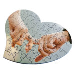 mini puzzle cuore personalizzato