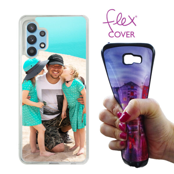 flex-cover-samsung-galaxy-a32-personalizzata-trasparente-silicone-flessibile