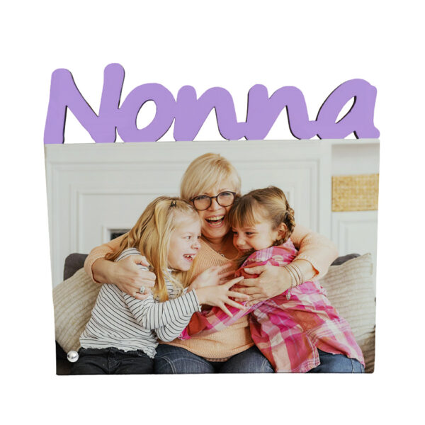 foto cornice con scritta Nonna personalizzata