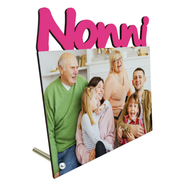 foto cornice con scritta Nonni personalizzata