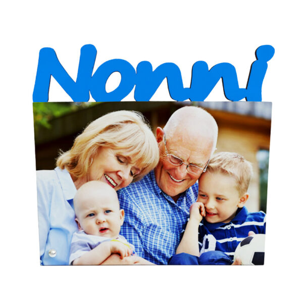 foto cornice con scritta Nonni personalizzata