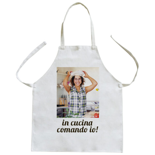 grembiule da cucina personalizzzato