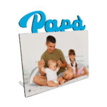 foto cornice papà personalizzata blu