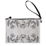 Pochette personalizzata con fiori online