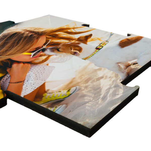 pannello puzzle in mdf personalizzato con foto