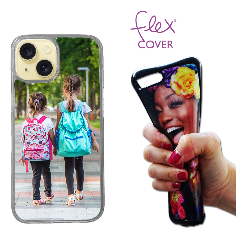 Cover personalizzate in silicone iPhone 15 - Personalizza con le tue foto -  Photoviva