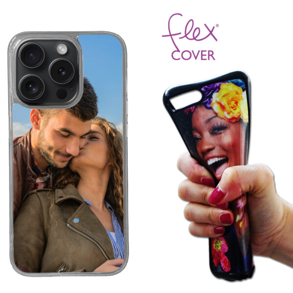 cover personalizzata per iPhone 15 Pro Nero