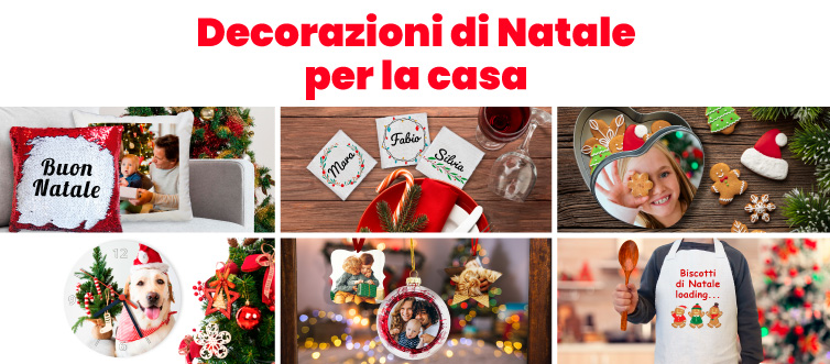 decorazioni di natale personalizzate per la casa