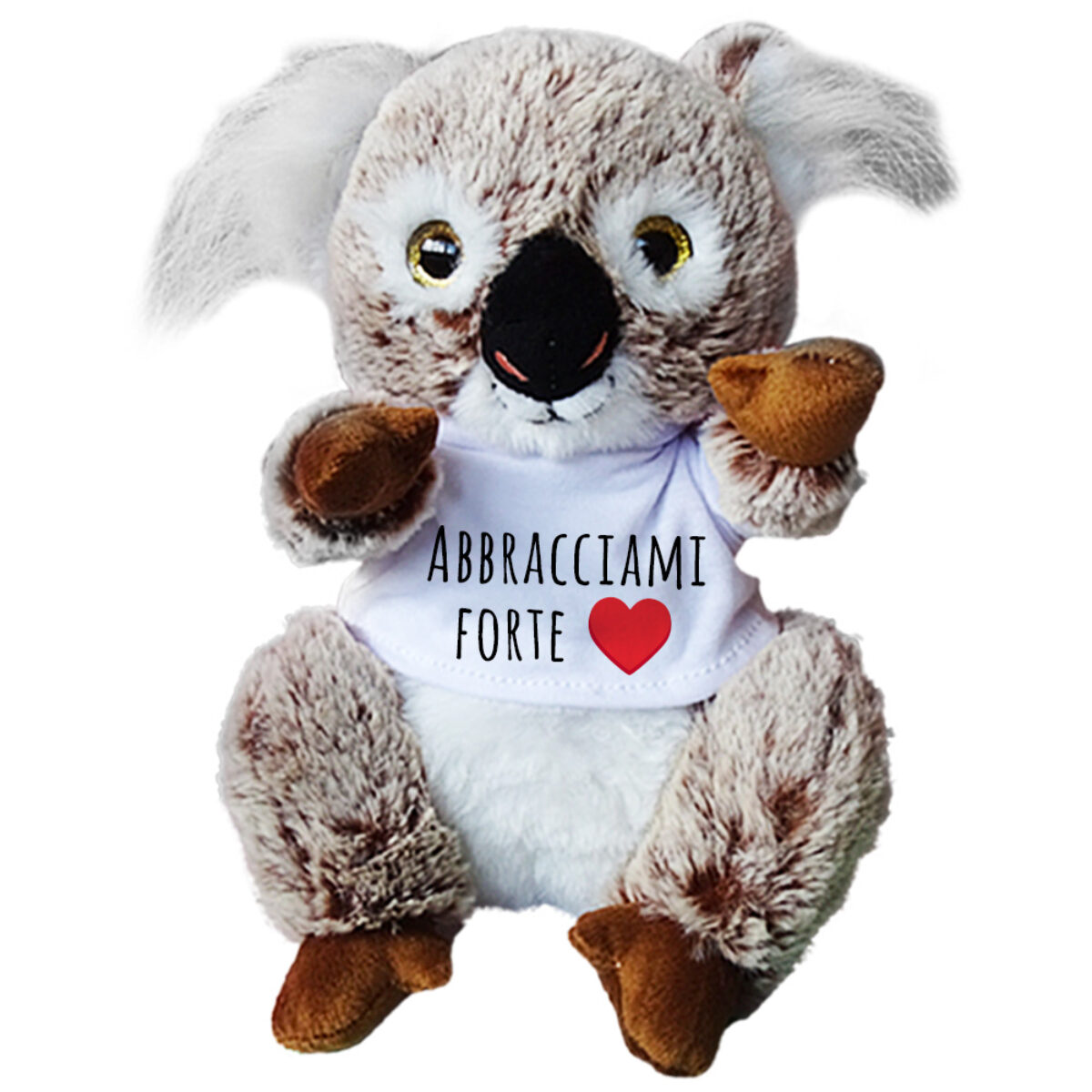 Peluche KOALA con Cuore Piccolo 20 cm Pupazzo San Valentino per Lui e Lei  Ti amo